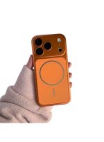 MagSafe Back Cover for iPhone 17 Pro, Crystal Shock Resistant, with Camera Protection, Orange - Image 4