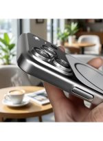MagSafe Back Cover for iPhone 17 Pro, Crystal Shock Resistant with Protective Camera Cover, Silver - Image 5