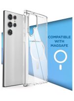 Magnetic Phone Case for Samsung s24 Ultra and Wireless Charging MagSafe Clear - Image 4
