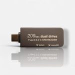 USB-C 3.2 SD/Micro SD Card Reader, 209MB/s Dual Slot Memory Card Adapter for Mac, Laptop, iPad, iPhone