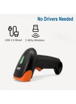 RY-2203S-08AA Wireless Barcode Scanner 1D 2D QR Scanner Wireless Handheld 2D Barcode Reader 2-In-1 And 2.4G Wireless And USB Wired, Suitable for pc , Laptop - Image 3