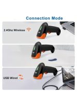RY-2203S-08AA Wireless Barcode Scanner 1D 2D QR Scanner Wireless Handheld 2D Barcode Reader 2-In-1 And 2.4G Wireless And USB Wired, Suitable for pc , Laptop - Image 4