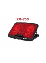ZR750 Laptop Cooling Stand with 4 Adjustable Fans - Red/Black - Image 2