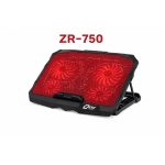 ZR750 Laptop Cooling Stand with 4 Adjustable Fans - Red/Black