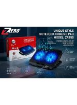 ZR750 Laptop Cooling Stand with 4 Adjustable Fans - Red/Black - Image 4